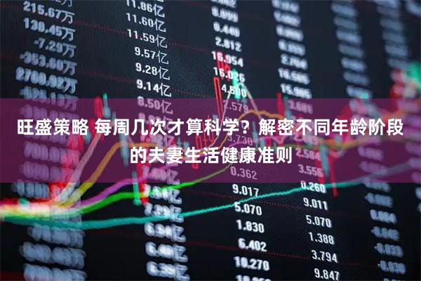旺盛策略 每周几次才算科学？解密不同年龄阶段的夫妻生活健康准则